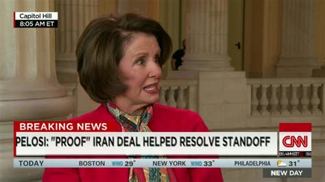 Nancy Pelosi Iran Nuclear Deal Aided In Sailors Return Cnn