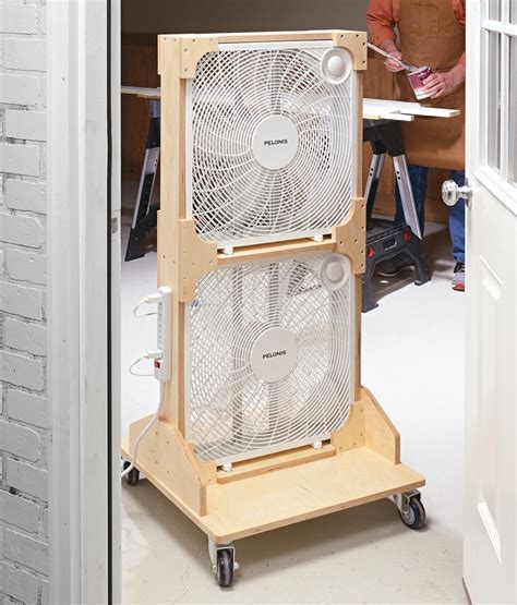 A Fan Tower For Air Movement Woodsmith