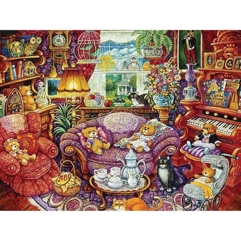 Karmin International Tea Time For Teddy Jigsaw Puzzle