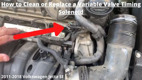 How To Clean Or Replace A Variable Valve Timing Solenoid Volkswagen