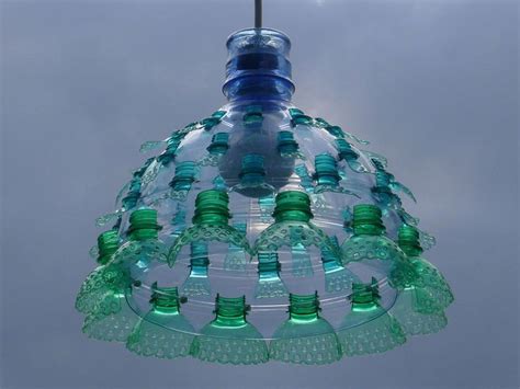 Chandeliers Constructed From Recycled Plastic Pet Bottles By Veronika