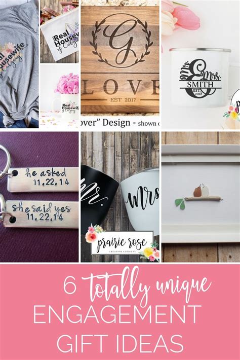 Family owned & operated since 1953. 6 totally unique engagement gift ideas | Unique engagement ...