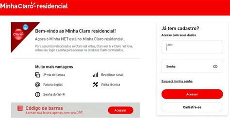 Segunda Via Net Como Emitir A Fatura Cl Tutoriais