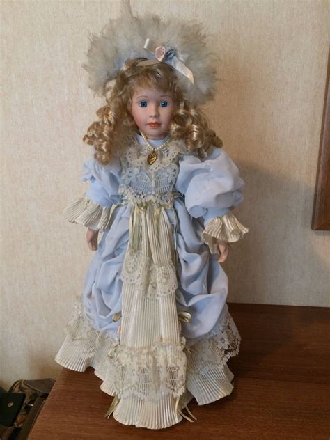 Porcelain Doll Vintage Victorian 28 74cms Display Etsy Porcelain