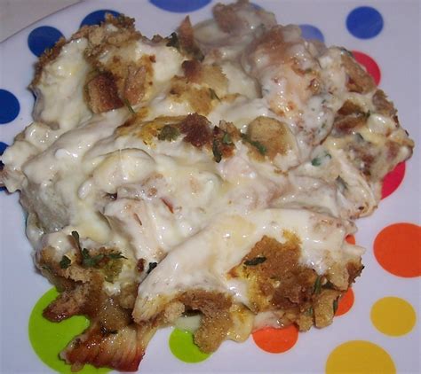 Chicken And Stuffing Casserole Recipe Food Com