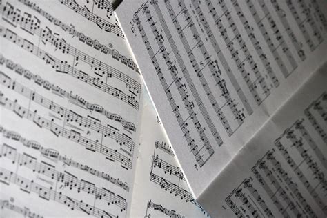 Musical Notes Sheet Free Stock Photo Public Domain Pictures