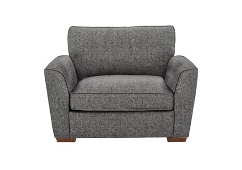 Right hand facing corner storage sofa bed with foam mattress, night grey. The Weekender Collection Fable Fabric Armchair Sofa Bed ...