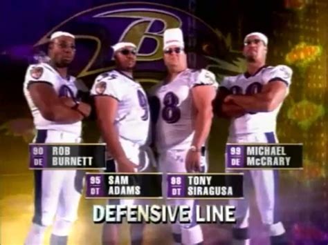2000 Ravens Defensive Line Ravens
