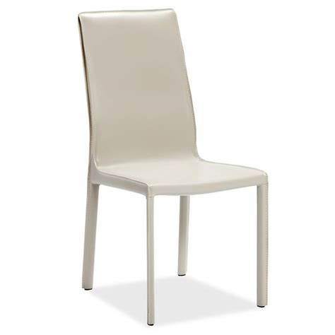 The hudson upholstered dining chair is a very comfortable high backed dining chair with a soft seat and supportive back. Interlude Jada Modern Beige Upholstered High Back Dining ...
