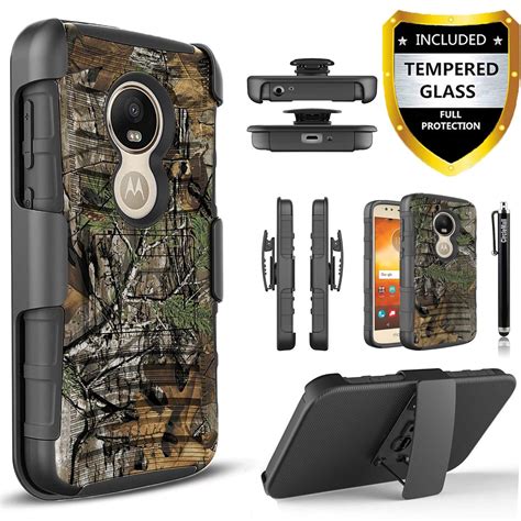 Moto G7 Play Phone Case T Mobile Revvlry Case With Tempered Glass
