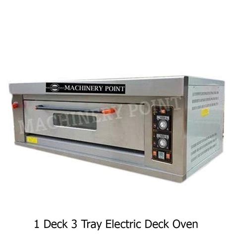 Single Bread Bun 1 Deck 3 Tray Electric Deck Oven At Rs 78500 In Lucknow