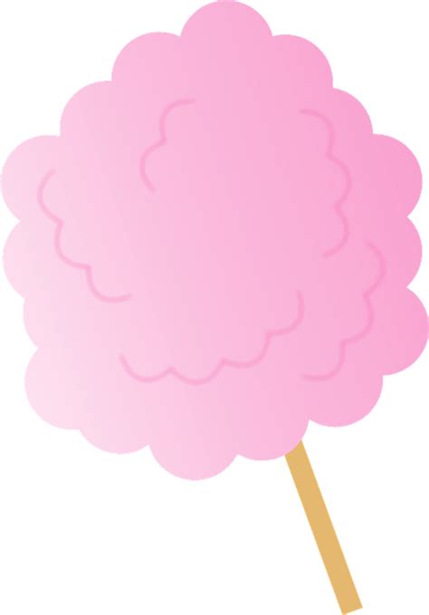 Pink Cotton Candy On S Stick Clipart Free Download Transparent Png