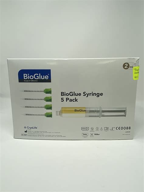 New Cryolife Bg3502 5 Us Bioglue Syringe 2ml Surgical Supplies For Sale