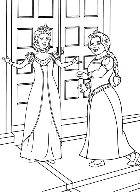 Barbie 72 disegni da colorare e stampare a tutto donna. Disegni da colorare - Principessa Fiona e sua madre