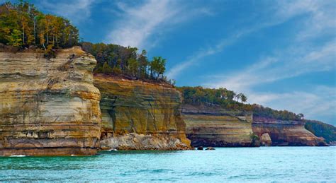 Pictured Rocks National Lakeshore Usa With Map And Photos