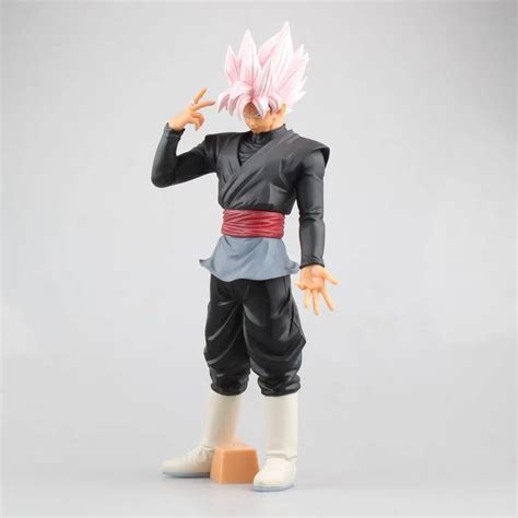 Anime Dragon Ball Super Saiyan Goku Pink Hair 32cm 3101 Action Figures