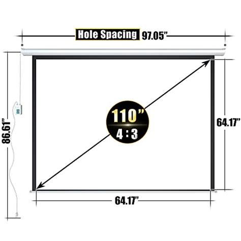 Projector Screen Dimensions Revealed Choosing Between 90 100 110