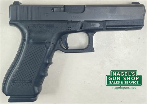 Glock 17 Gen 4 9mm Pistol 45″ Barrel Very Good Condition Preowned