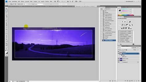 Dämmerungs-Panoramabild - Photoshop-Tutorial