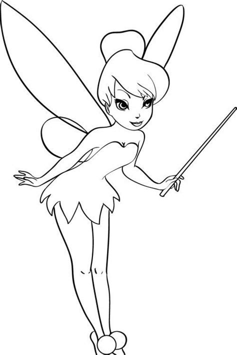Dibujos Para Colorear Disney Disney Character Drawings Tinkerbell