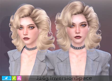 J263 Inversion Space Hair Newsea Sims 4 Hairs