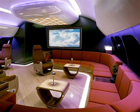 Mind Blowing Private Jet Interior Designs