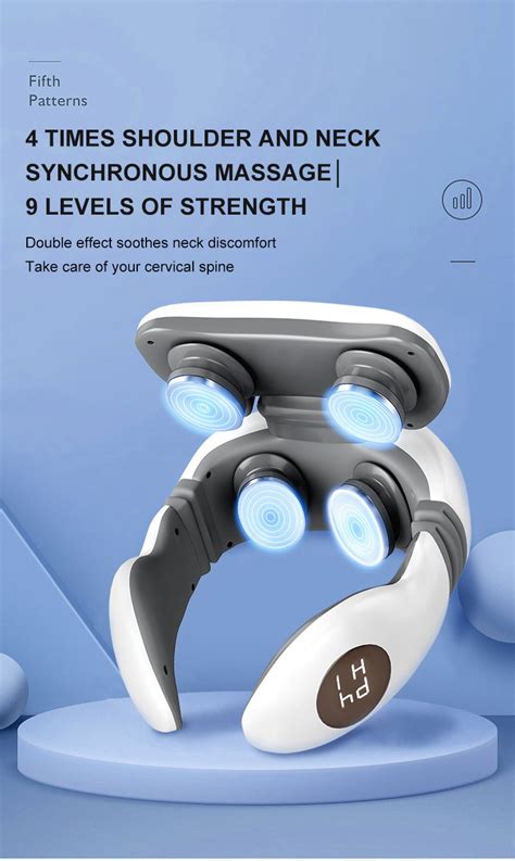 Ultrasound Massagers Wireless Remote Control Cervical Spine Massager