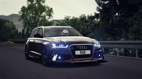 Assetto Corsa Audi RS6 Avant RWD Drive In The Mountains Test Drive
