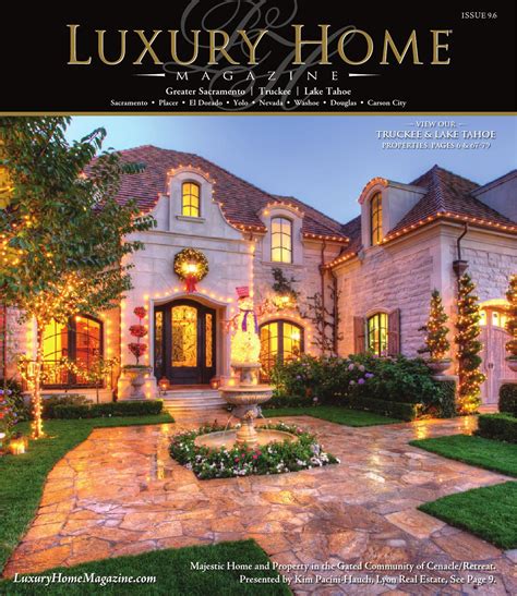Carsonhomes.us is tracked by us since december, 2019. Luxury Home Magazine Sacramento | Lake Tahoe Issue 9.6 by ...