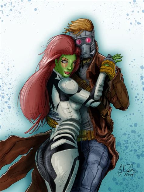 Gamora And Star Lord Gamora Xxx Guardians Of The Galaxy Luscious