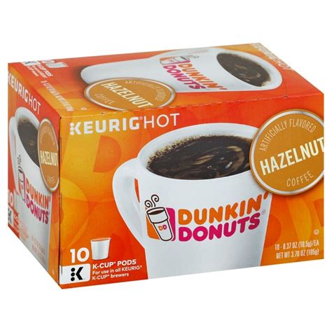Dunkin‘ Donuts Hazelnut Coffee K Cup Pods 10 Ct