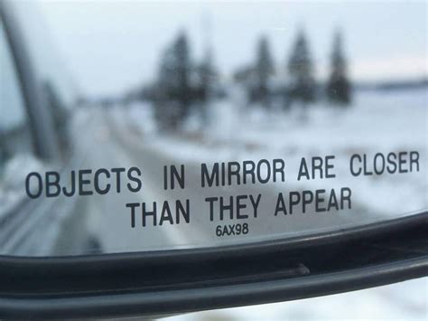 Object In Mirror Are Closer Than They Appear Blank Template Imgflip