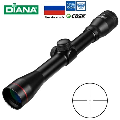 Diana X Tactical Riflescope One Tube Glass Double Crosshair Reticle Hunting Scopes Lunette
