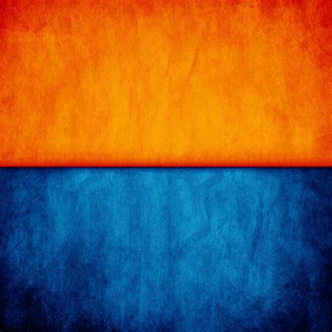 Orange And Blue Abstract Background