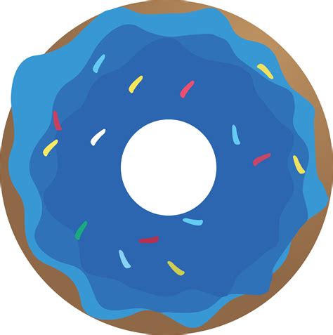 Blue Donut Png Png Image Collection