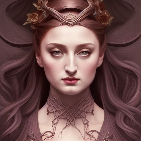 Prompt Sansa Demon Intricate Elegant Highly Detailed Digital Painting Artstation Concept