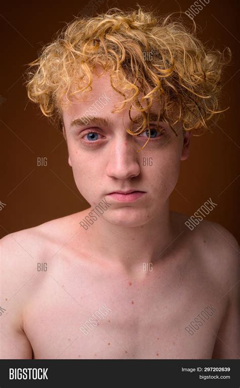 Skinny Young Man Curly Image And Photo Free Trial Bigstock