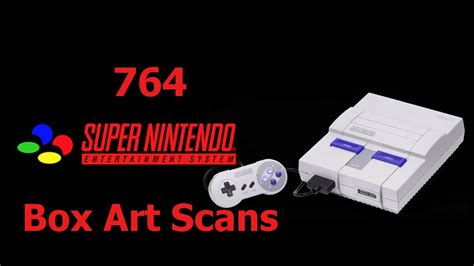 764 Super Nintendo Box Art Scans Youtube