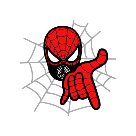 Spiderman Svg Cutting Files Spiderman Digital Clip Art Etsy