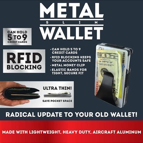 Roughneck Ultra Thin RFID Blocking Wallet with Money Clip