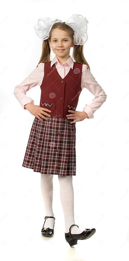 The Cherry Girl In A School Uniform Stock Image Image Of Model