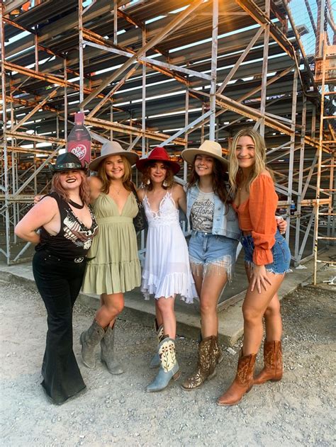 Rodeo Outfits Cowgirl Boots Rodeo Summer 2022 Summer Country Summer Fair Outfits Summer