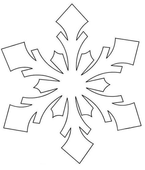 15 Printable Snowflake Templates That Will Get Your Kids Through Any