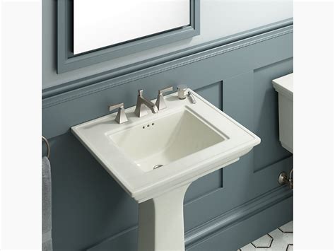 K 2344 8 Memoirs Pedestal Sink With Stately Design 8 Inch Centers