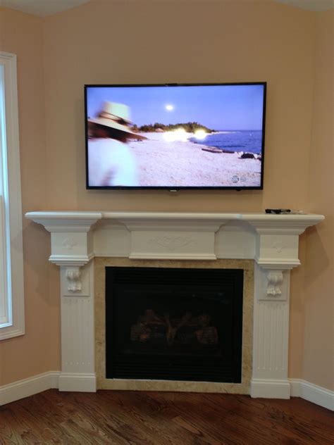 Tv Above Fireplace Where To Put Cable Box
