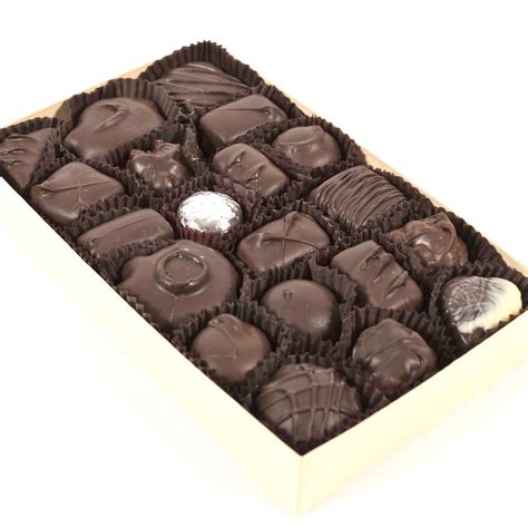 assorted dark chocolates 8 oz box boxed chocolate assortments vande walle s candies