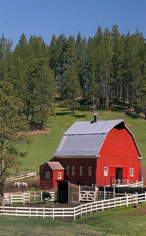 45 Beautiful Rustic And Classic Red Barn Inspirations — Freshouz Home And Architecture Decor