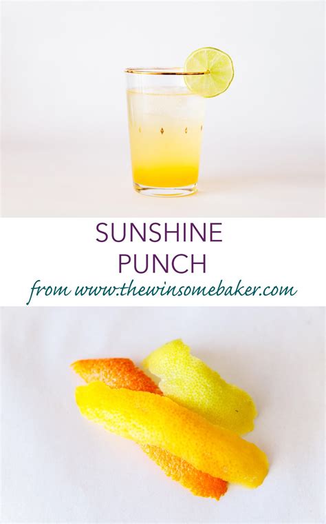 Sunshine Punch Punch Sunshine Cooking