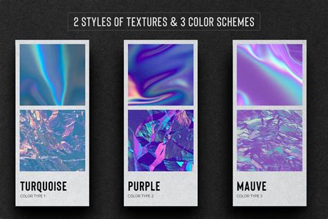 Ad Holographic Backgrounds Collection By Miksks On Creativemarket