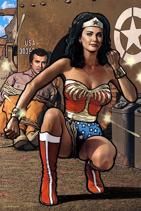 Wonder Woman X Signed Print Lynda Carter Nd Season Etsy Wonder
